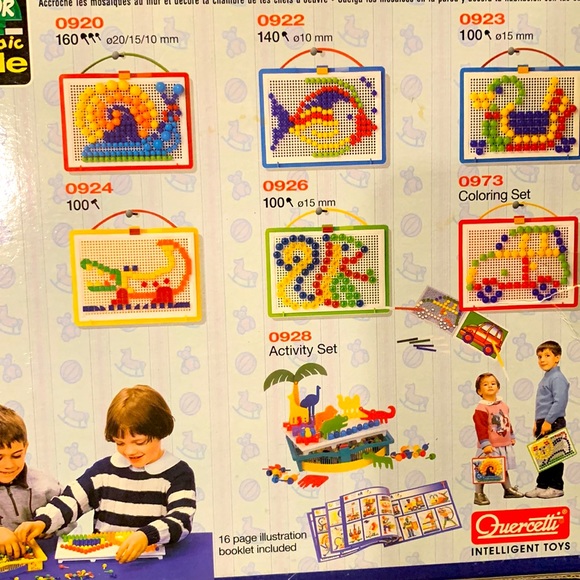 HOST PICK!!!💜💗QUERCETTI FANTA COLOR CREATIVE MOSAIC PORTABLE WITH CARRY CASE - Picture 6 of 6